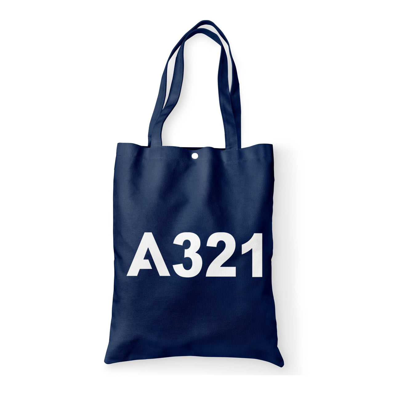 A321 Flat Text Designed Tote Bags