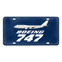 Thumbnail for The Boeing 747 Designed Metal (License) Plates