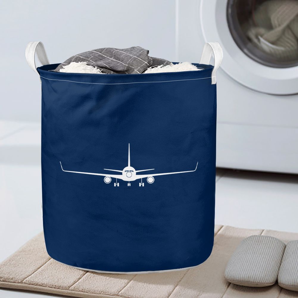 Boeing 767 Silhouette Designed Laundry Baskets