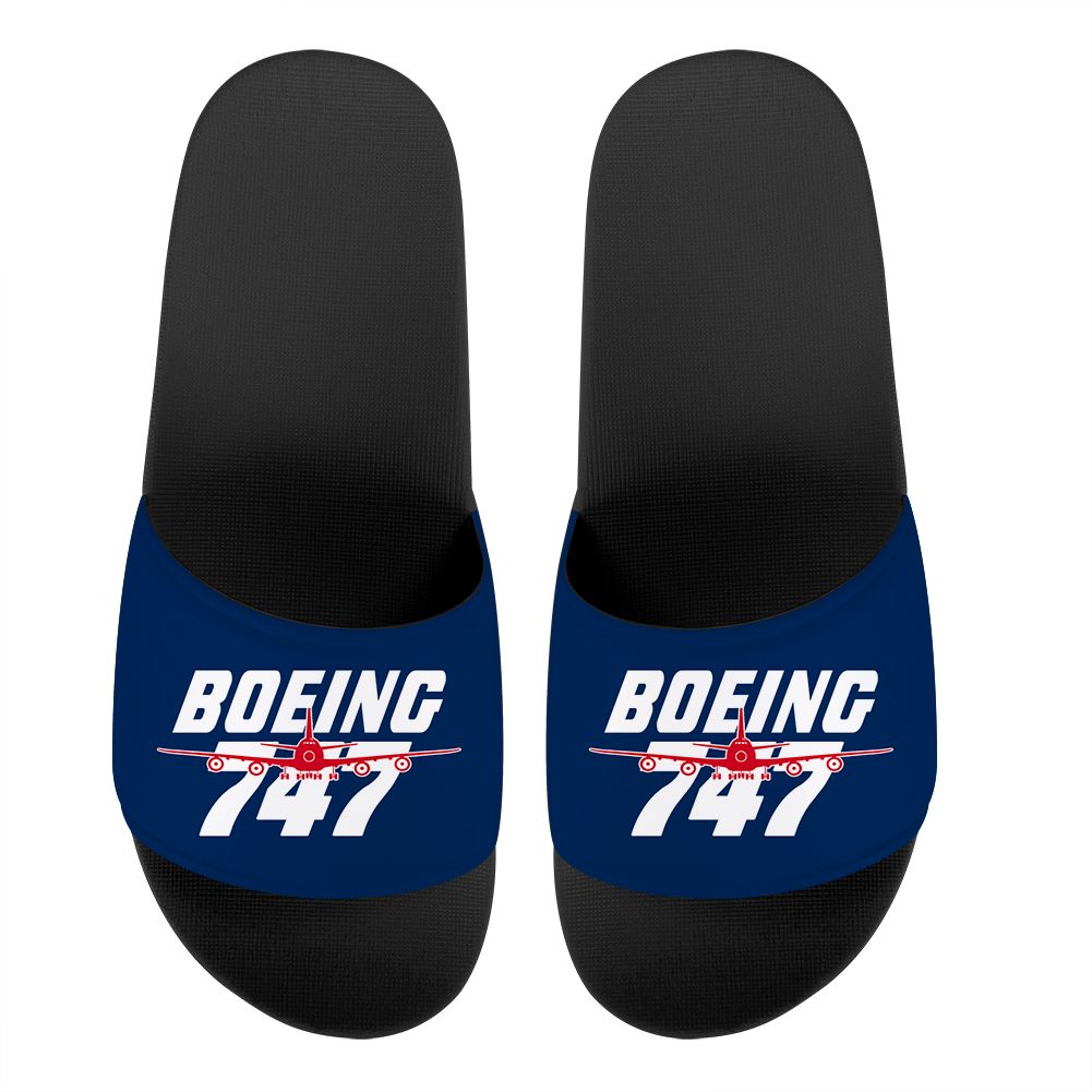 Amazing Boeing 747 Designed Sport Slippers