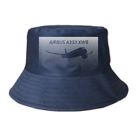Thumbnail for Airbus A350XWB & Dots Designed Summer & Stylish Hats