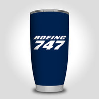 Thumbnail for Boeing 747 & Text Designed Tumbler Travel Mugs