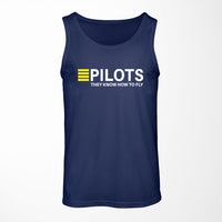 Thumbnail for Pilots They Know How To Fly Designed Tank Tops