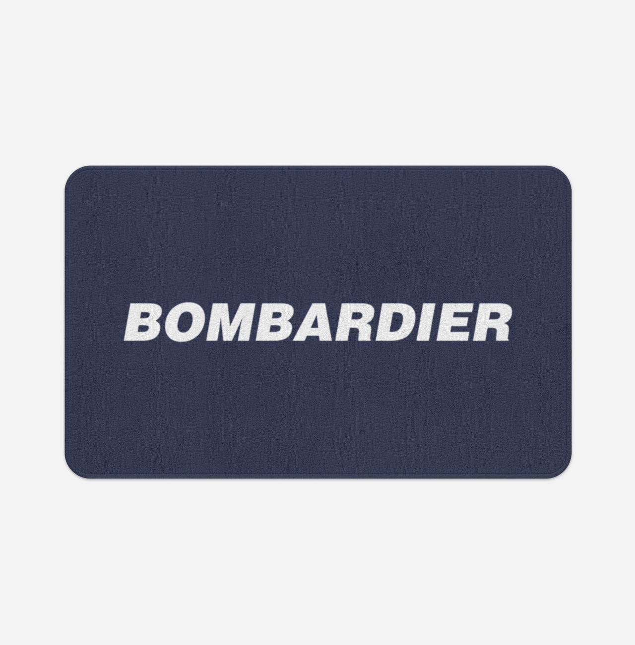 Bombardier & Text Designed Bath Mats