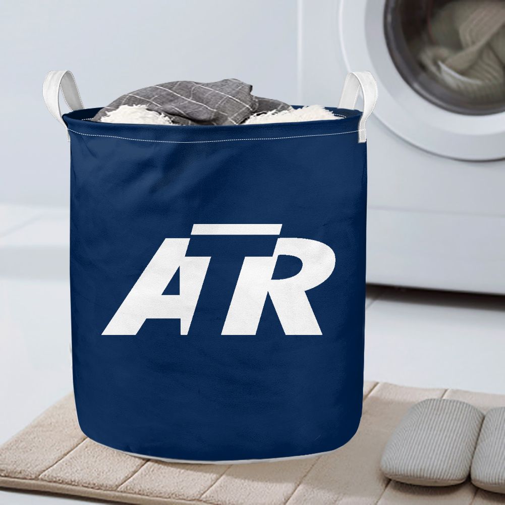 ATR & Text Designed Laundry Baskets