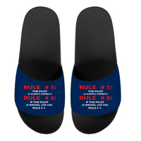 Thumbnail for Rule 1 - Pilot is Always Correct Designed Sport Slippers