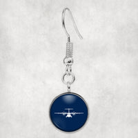 Thumbnail for ATR-72 Silhouette Designed Earrings
