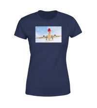 Thumbnail for Beautiful Airbus A330 on Approach Designed Women T-Shirts