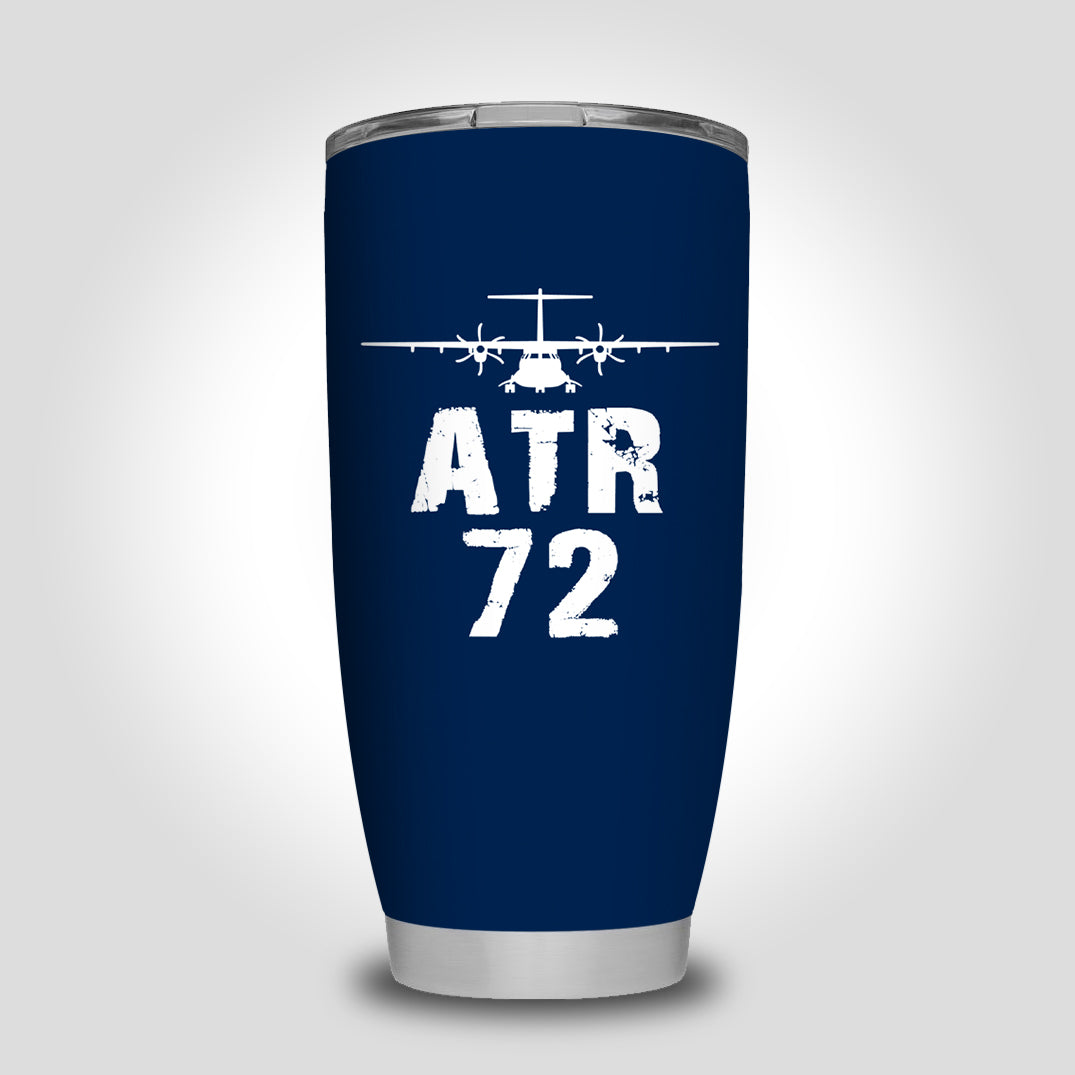 ATR-72 & Plane Designed Tumbler Travel Mugs