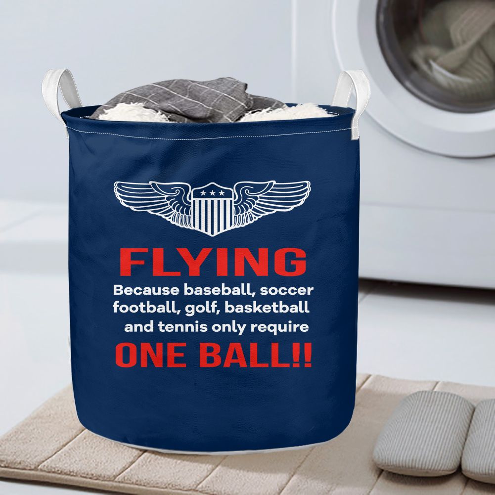 Flying One Ball Designed Laundry Baskets