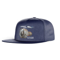 Thumbnail for Airbus A320 & V2500 Engine Designed Snapback Caps & Hats