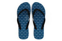 Thumbnail for Born To Fly Glider Designed Slippers (Flip Flops)
