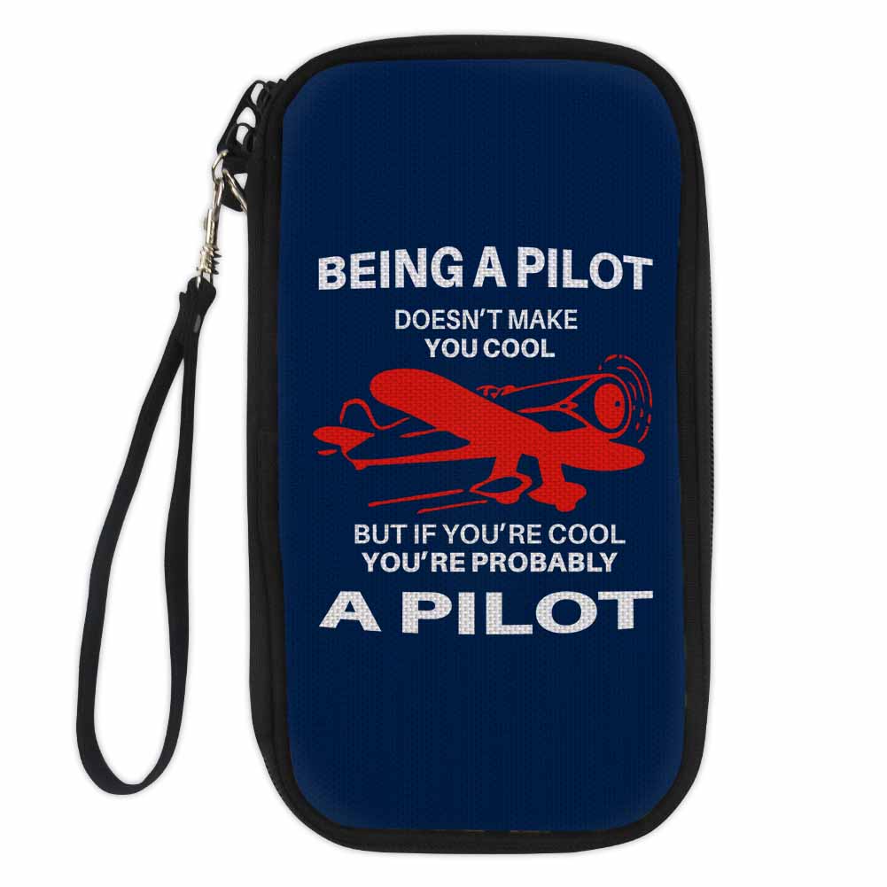 If You're Cool You're Probably a Pilot Designed Travel Cases & Wallets