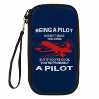 Thumbnail for If You're Cool You're Probably a Pilot Designed Travel Cases & Wallets