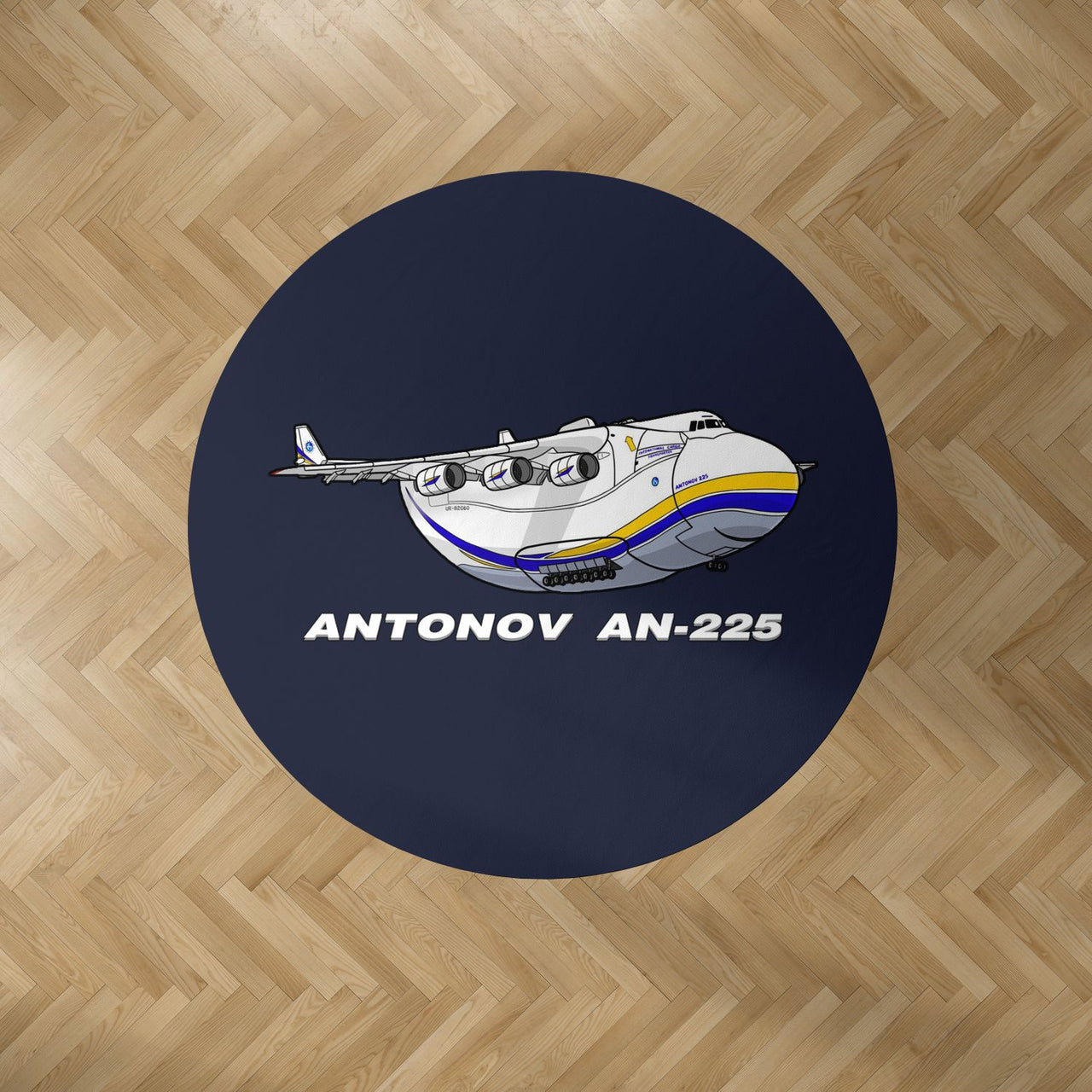 Antonov AN-225 (17) Designed Carpet & Floor Mats (Round)