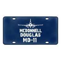 Thumbnail for McDonnell Douglas MD-11 & Plane Designed Metal (License) Plates