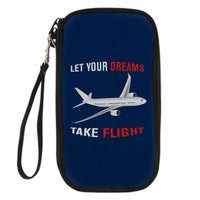 Thumbnail for Let Your Dreams Take Flight Designed Travel Cases & Wallets