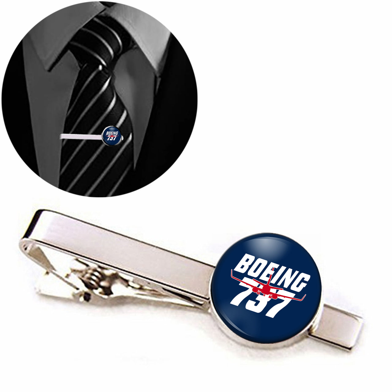 Amazing Boeing 737 Designed Tie Clips