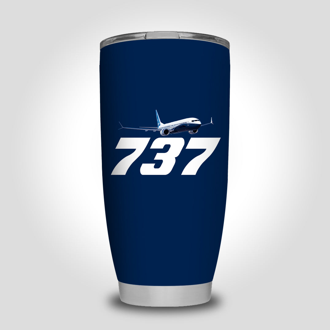 Super Boeing 737-800 Designed Tumbler Travel Mugs