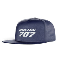 Thumbnail for Boeing 707 & Text Designed Snapback Caps & Hats