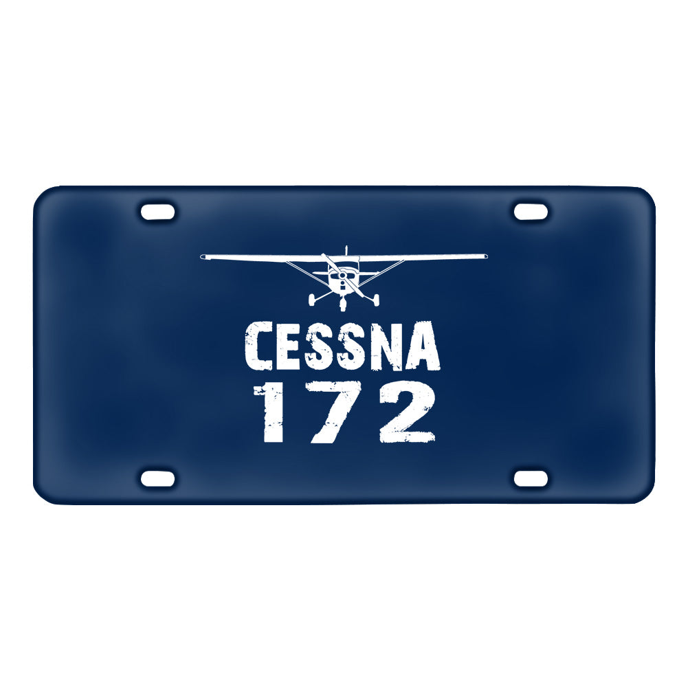 Cessna 172 & Plane Designed Metal (License) Plates