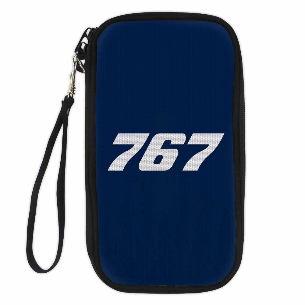 767 Flat Text Designed Travel Cases & Wallets
