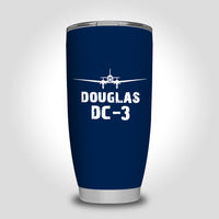 Thumbnail for Douglas DC-3 & Plane Designed Tumbler Travel Mugs
