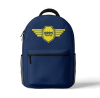 Thumbnail for Born To Fly & Badge Designed 3D Backpacks