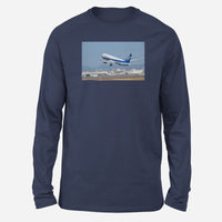 Thumbnail for Departing ANA's Boeing 767 Designed Long-Sleeve T-Shirts