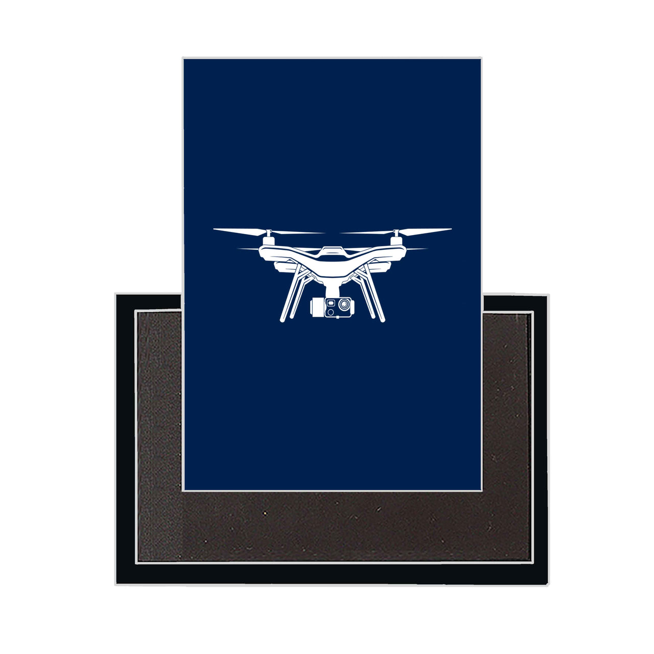 Drone Silhouette Designed Magnets