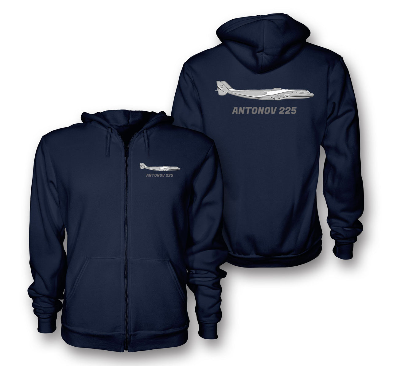 antonov 225 Designed Zipped Hoodies