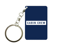Thumbnail for Cabin Crew Text Designed Key Chains