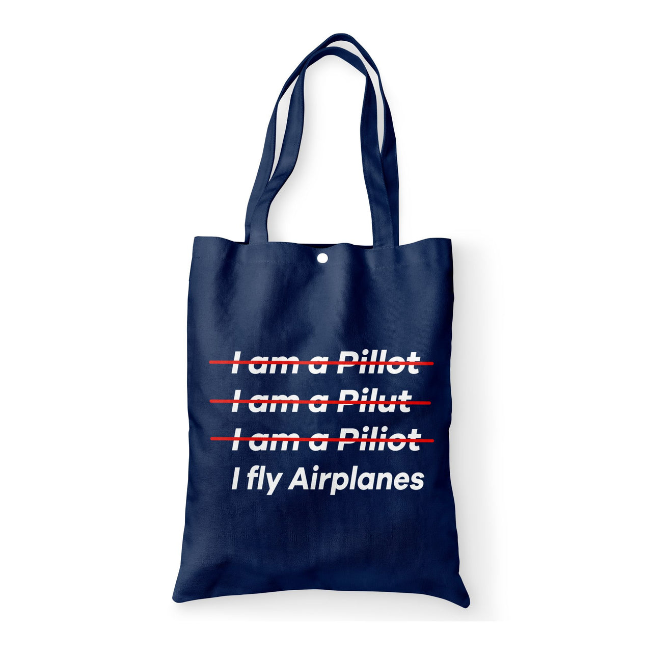 I Fly Airplanes Designed Tote Bags