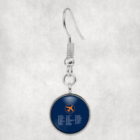 Thumbnail for Aviation Alphabet 2 Designed Earrings