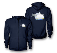 Thumbnail for Antonov 225 (3) Designed Zipped Hoodies