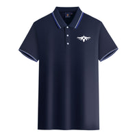 Thumbnail for Fighter Jet 16 Silhouette Designed Stylish Polo T-Shirts