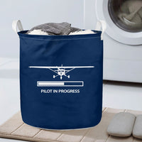 Thumbnail for Pilot In Progress (Cessna) Designed Laundry Baskets