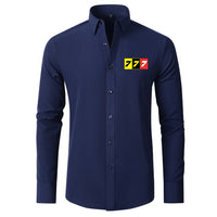Thumbnail for Flat Colourful 777 Designed Long Sleeve Shirts
