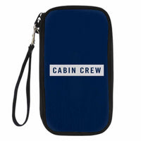 Thumbnail for Cabin Crew Text Designed Travel Cases & Wallets