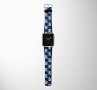 Thumbnail for Super Boeing 777 Designed Leather Apple Watch Straps