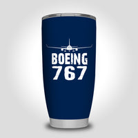 Thumbnail for Boeing 767 & Plane Designed Tumbler Travel Mugs