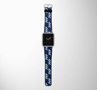 Thumbnail for 717 Flat Text Designed Leather Apple Watch Straps
