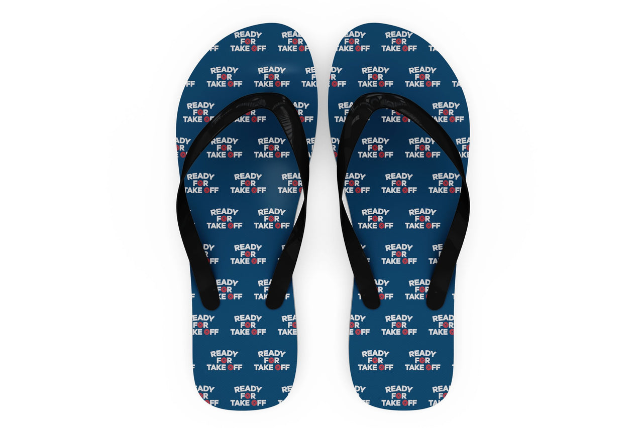 Ready For Takeoff Designed Slippers (Flip Flops)