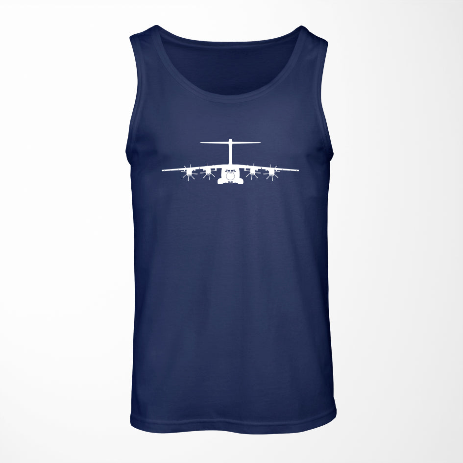 Airbus A400M Silhouette Designed Tank Tops