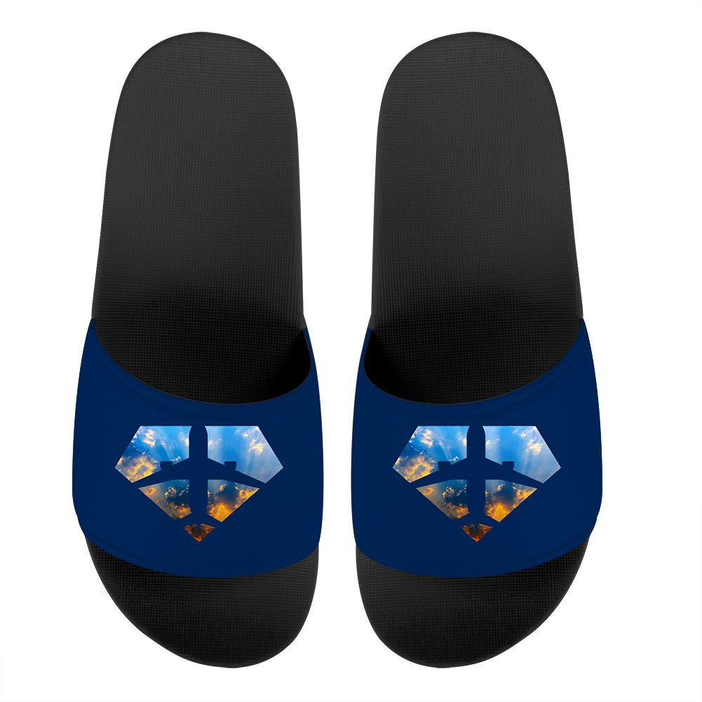 Supermen of The Skies (Sunrise) Designed Sport Slippers