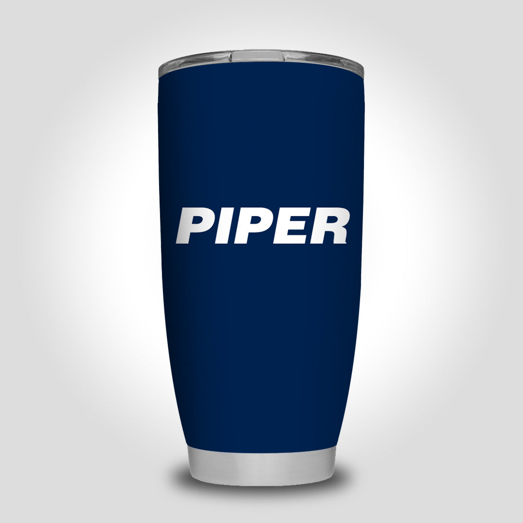 Piper & Text Designed Tumbler Travel Mugs