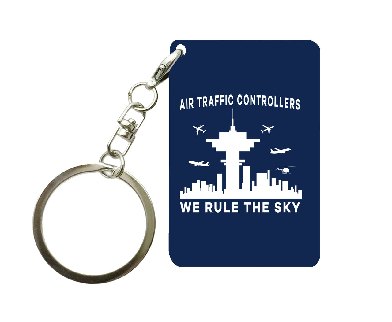 Air Traffic Controllers - We Rule The Sky Designed Key Chains