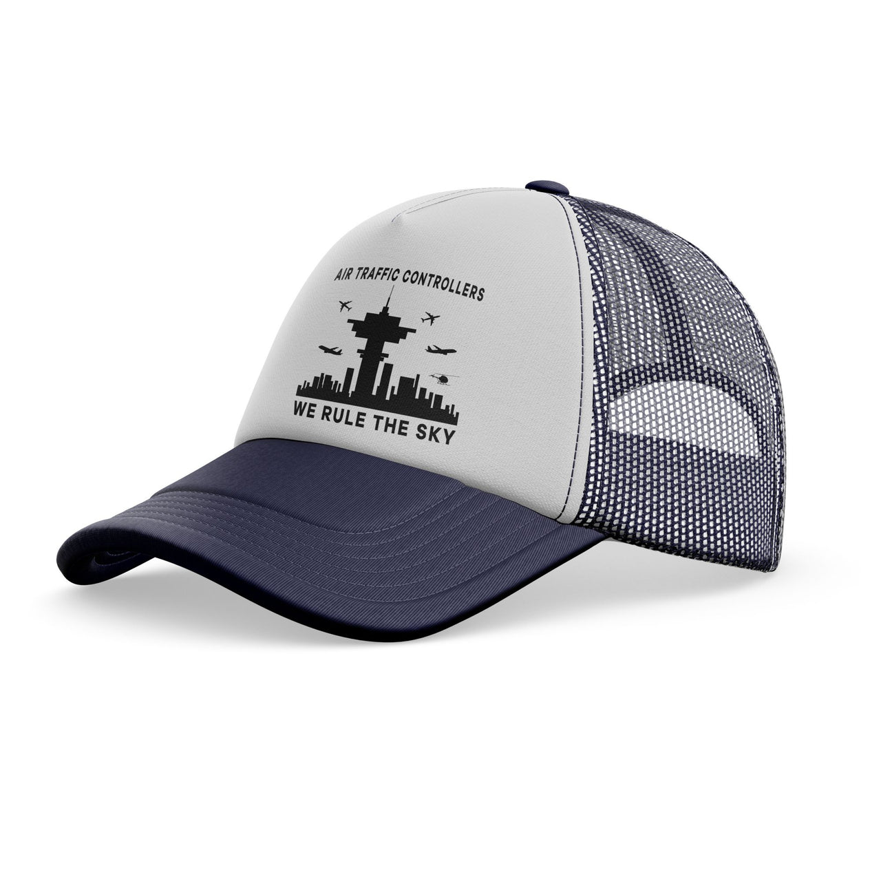 Air Traffic Controllers - We Rule The Sky Designed Trucker Caps & Hats