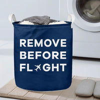 Thumbnail for Remove Before Flight Designed Laundry Baskets