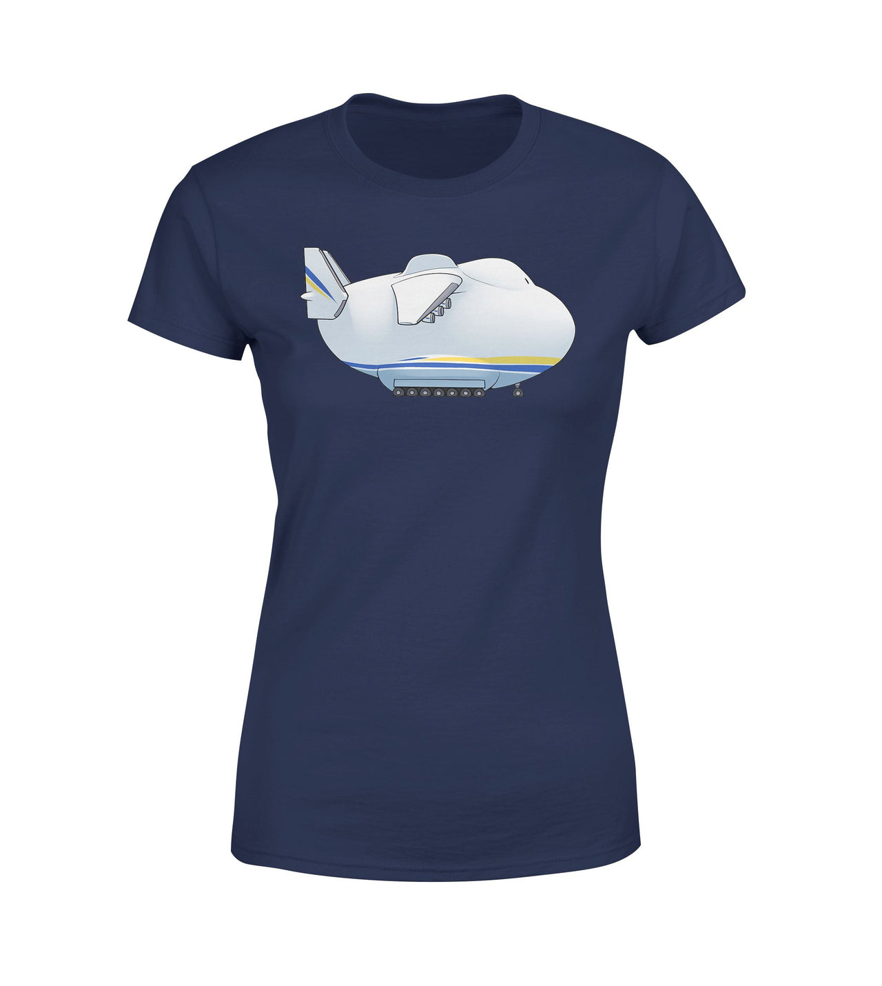 Antonov 225 Side Profile Designed Women T-Shirts